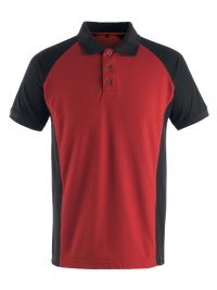 Modernes Mascot Poloshirt in Rot